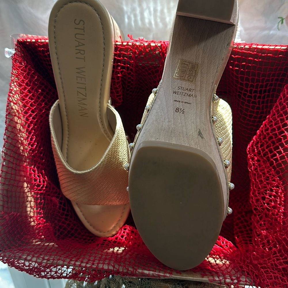 Stuart Weitzman 4inch clog size 8.5